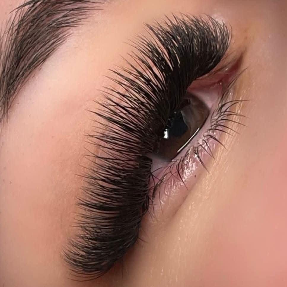 Wimpernverlängerung, Nahaufnahme